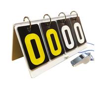 Tioheam Marcador De Puntos | Soporte para Tarjetas Numéricas Abatibles,Tablero Contador De Mesa | para Sóftbol Fútbol Baloncesto Béisbol Voleibol Gimnasio Torneo Competición Al Aire Libre