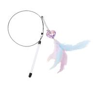 Tioheam para Gatos,80 cm Juego Interactivo Realista | Juguete De Colores Vibrantes | para Rutina Diaria Interior Enriquecimiento Relajación Tiempo De Juego Vínculo Familiar Ejercicio