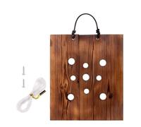 Tioheam Soporte Para Helecho Cuerno De Alce | Panel de Pared para Cuerno de Alce de Interior | Portahelechos Rústico Para Cocina, Salón, Recibidor, Entrada, Porche, Patio, Dormitorio