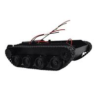 Tioheam Tanque Robot | Plataforma móvil robótica Metal - Modelo Oruga con Motor CC para Control Remoto Que Evita obstáculos Stem Teaching