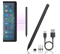 Tioleje Stylus Lápiz Óptico USI 2.0 para Amazon Fire Max 11, Chromebooks Compatibles con Protocolo USI, 4096 Niveles de Presión, Carga Rápida USB-C, 120 Horas de Uso, Negro
