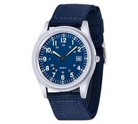 Tiong Relojes para hombre | Reloj de cuarzo deportivo al aire libre con fecha | Relojes militares con correa de malla, Jlvw-01