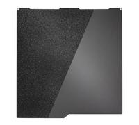 TIOPY Kobra 3 Smooth PEI+ Textured PEI Placa de impresión 256 x 268 mm, lámina flexible por ambas caras para Kobra 3/Kobra 3 Combo, negra