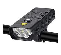 TIORU 8000LM Luz De Bicicleta Delantera 10000Mah Luz De Bicicleta IPX5 Linterna Impermeable USB Faro De Carga para Lámpara De Ciclismo De Carretera MTB,5 Lamps