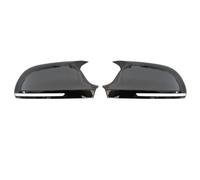 TIOWCGH Carcasas Retrovisor Compatible con para A6 S6 4F C6 2008 2009 2010 2011 Cubierta De Espejo Retrovisor Lateral Tapa De Espejo Retrovisor Lateral Tapas De Espejo De Coche Tapas(Black)