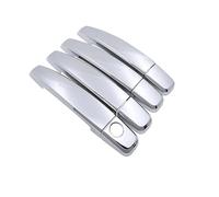 TIOWCGH Cubiertas manija Puerta Compatible con Vauxhall para Viva 2006 2007 2008 2009 2010 2011 2012 2013 2014 Accesorios Coche Manija Exterior Puerta Coche Decoración Shell(Silver)