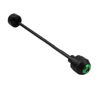 TIOWCGH Deslizadores Marco Compatible con Aprilia para RSV 4R 2010 2011 2012 2013 2014 Horquilla De Eje Delantero Trasero para Motocicleta Deslizador Anticolisión Accesorios(Green,Rear)