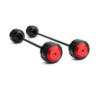 TIOWCGH Deslizadores Marco para R1250GS para Adventure 2018 2019 2020 Protección contra Choques Motocicleta Eje Delantero Trasero Horquilla Deslizadores Choque Protección para Cubo Rueda(Red)