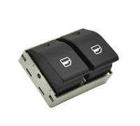 TIOWCGH Mando Elevalunas Compatible con VW para Polo 2002-2012 Botón Ventana Automóvil Interruptor Regulador Ventana Interruptor Elevador Ventana Automóvil OEM:6Q0959858A(Black)