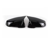 TIOWCGH S Compatible con Toyota para Supra 2019 2020 2021 2022 Detalles Exteriores Cubierta Protectora del Espejo Retrovisor Accesorio para Automóvil Patrón De Fibra De Carbono(Black)