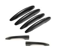 TIOWCGH W Compatible con Mini para Cooper F54 para Clubman 2015 2016 2017 2018 2019 2020 2021 2022 2023 Accesorios para El Coche Carcasa De Manija De Puerta Exterior del Coche(Carbon Fiber Pattern)