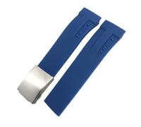 TIOYW Correa de reloj de goma natural para Tissot T048.417/T048.427 T-RACE T048 correa de reloj de silicona deportiva suave con hebilla plegable, 21mm, Ágata