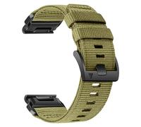 TIOYW Correas de reloj de nailon para Garmin Fenix 7X/ 6X/5X/Enduro 2, correa de muñeca deportiva de nailon tejido ajustable de ajuste rápido de 26 mm con cierre de acero inoxidable para Tactix 7 P