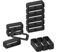 TIOYW Paquete de 10 anillos de sujeción para correa de reloj Garmin Forerunner 35/Approach S10, correas de silicona, bucle de seguridad