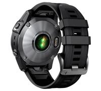 TIOYW Para Fenix 8X Band 26 mm Fenix 6X Fenix 5X Quickfit Watch Band Fenix 5X Plus Pulsera de silicona Fenix 7X pro Fenix 3 Smartwatch Band (azul + blanco)(Black)