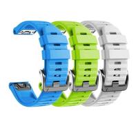 TIOYW Para Fenix 8X Band 26MM correas de reloj para Fenix 6X Pro/Fenix 5X/Fenix 5X Plus/Fenix 7X/Fenix 3/HR/Tactix/Descent MK1/D2 Delta PX/D2 Charlie 3 piezas(3P6)
