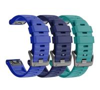 TIOYW Para Fenix 8X Band 26MM correas de reloj para Fenix 6X Pro/Fenix 5X/Fenix 5X Plus/Fenix 7X/Fenix 3/HR/Tactix/Descent MK1/D2 Delta PX/D2 Charlie 3 piezas(3P9)