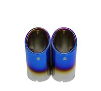 Tip Escape 76mm 2 Uds Accesorios De Coche Silenciador De Escape Cubierta De Tubo De Punta Para Audi A3 8V 8P A4 B8 2009-2016 Para Audi A1 Q5 2009-2012 Para A5(2pcs A NO Logo)