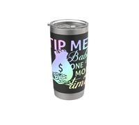 Tip Me Baby One More Time - Bartending Funny Bartender Vaso térmico de acero inoxidable de doble pared