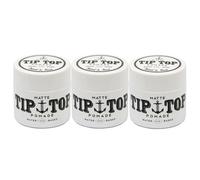 Tip Top Matte Water Based Medium Hold Pomade 4.25oz Pack of 3