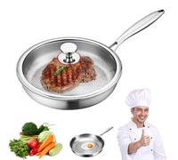 Tipanexi Titanium Pan Pro with Lid, Titaniums Frying Pan for Cooking Non Stick, Durable Scratch-Resistant Non Stick Titaniums Nutri Pans, for All Cooktops (with lid,10.23in)