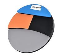 Tipatyard Almohadilla de práctica para batería, almohadilla silenciosa de 30,5 cm con 4 superficies de golpe diferentes