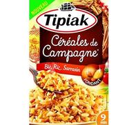 Tipiak Cereales de Campaña Trigo Arroz Alforfón Fondant 330g (lote de