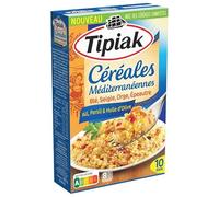 Tipiak Cereales Mediterráneos 400 g - Descubre los sabores auténticos del Mediterráneo - Verduras secas y trigo de alta calidad - 100% natural - Formato práctico de 400 g - 4