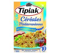 Tipiak Cereales Mediterráneos con punta de persillade trigo espelta Tomates por 2 bolsas de 400 g (lote