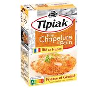 Tipiak - Pan rallado fino 250 g - Ideal para una textura crujiente - condimento salado - 4 unidades