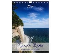 Típica Rügen/Planificador (calendario de pared 2024 DIN A4 alto), calendario mensual CALVENDO (vida en la isla y mar (CALVENDO Naturalez)