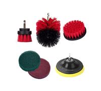 (Tipo 4) Spazzola per la pulizia del trapano elettrico Set principale Multiuso Lavatrice da cucina Bagno