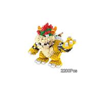 (Tipo 7 - Con caja) Juego de bloques de construcción en micro ladrillos modelo Ma Bros. Super Flying