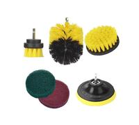 (Tipo 8) Spazzola per la pulizia del trapano elettrico, set principale, spazzola multiuso per la cucina,