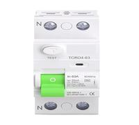 Tipo AC 6kA 2P 4P 16A 25A 32A 63A 10mA 30mA 100mA 300mA Disyuntor de corriente residual de fuga a tierra