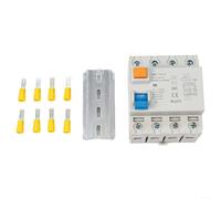 Tipo actual residual del Pin B del disyuntor 63A 30mA 4 para el inversor y los sistemas fotovoltaicos, material del ABS