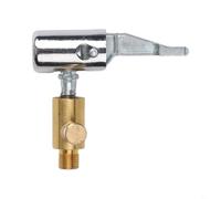 Tipo B, adaptador de boquilla de bomba de bicicleta para coche y bicicleta, capacidad máxima de 150 PSI, portabrocas de inflado de cobre y ABS con bloqueo de pulgar, compatible con válvula americana