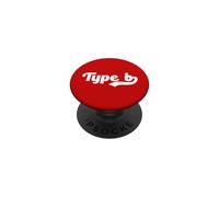 Tipo B Personalidad Divertido Gen Z Meme Flexible Creativo Adolescentes PopSockets PopGrip Adhesivo