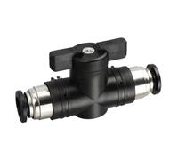 Tipo BUC 4mm 6mm 8mm 10mm 12mm conector de junta rápida neumática válvula de mano for girar el interruptor Manual de bola limitador de corriente(BUC-10)