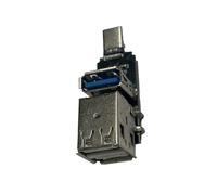 Tipo C a 1 canal USB 3.0 y 2 puertos USB 2.0 tipo módulo de expansión adaptador divisor para laptop, tabletas, adaptador USB para viajes y oficina
