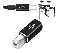 Tipo C Conector Femenino a B-Compacto a USB- B Conchado de conversión del Adaptador, un Robusta unión de Cable | Adaptador Manual de Interfaz Plug-and-, convertidor de Transferencia de Datos