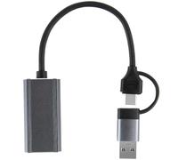 Tipo C + USB a HDTV 4K 60Hz dispositivo de videojuego transmisión en vivo y convertidor de cámara herramienta de video