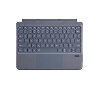 Tipo Cover para Microsoft Surface Go Teclado portátil inalámbrico con panel táctil, 7 colores retroiluminados (gris, retroiluminado)
