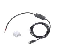 Tipo CREATE Cable de alimentación eléctrica Salida 5V 2A con cambio Pre estañado Desnudo Conclusiones para emprendimientos de electrónica Admiradores USB Iluminación LED Cable de alimentación USB con