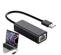 Tipo CSB C en el adaptador Ethernet-Network, adaptador de cable LAN de alta velocidad, concentrador de datos compacto | Accesorios de Internet confiables para portátiles, viajes de negocios, educación