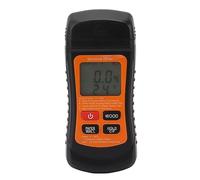 Tipo de alfiler digital Medidor de humedad de madera Prueba de humedad de alta precisión con función de luz de fondo para materiales de construcción de madera de leña ABS 140G