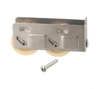 Tipo de la polea 828 de la ventana de la puerta corrediza Remaches del cuerpo del acero inoxidable Rodamientos de bolas compatibles con los sistemas de la puerta de cristal de la aleación