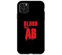 Tipo de Sangre AB Factor Rhesus Grupo sanguíneo Corazón Carcasa para iPhone 11 Pro MAX