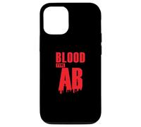 Tipo de Sangre AB Factor Rhesus Grupo sanguíneo Corazón Carcasa para iPhone 12/12 Pro
