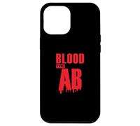 Tipo de Sangre AB Factor Rhesus Grupo sanguíneo Corazón Carcasa para iPhone 12 Pro MAX